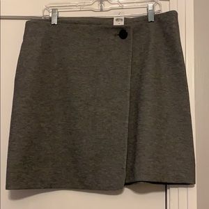 Faux wrap skirt